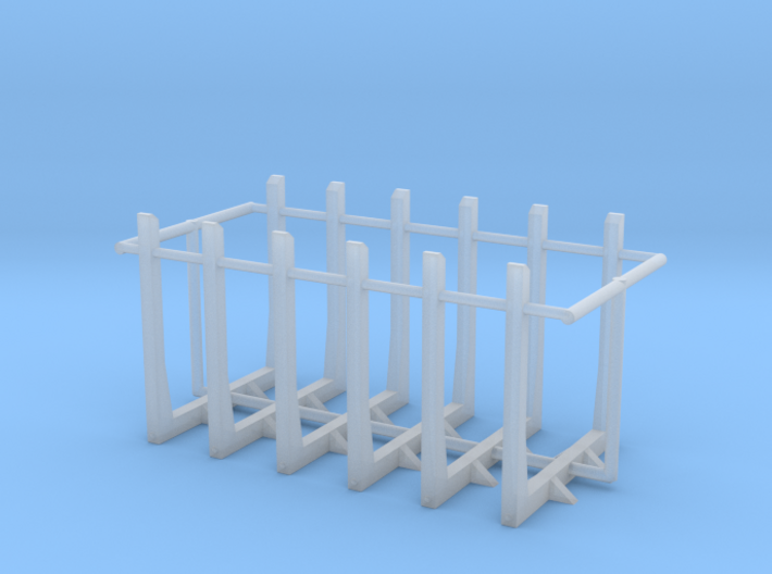 1/160 N Scale Log bunks for flatbed or frames 3d printed