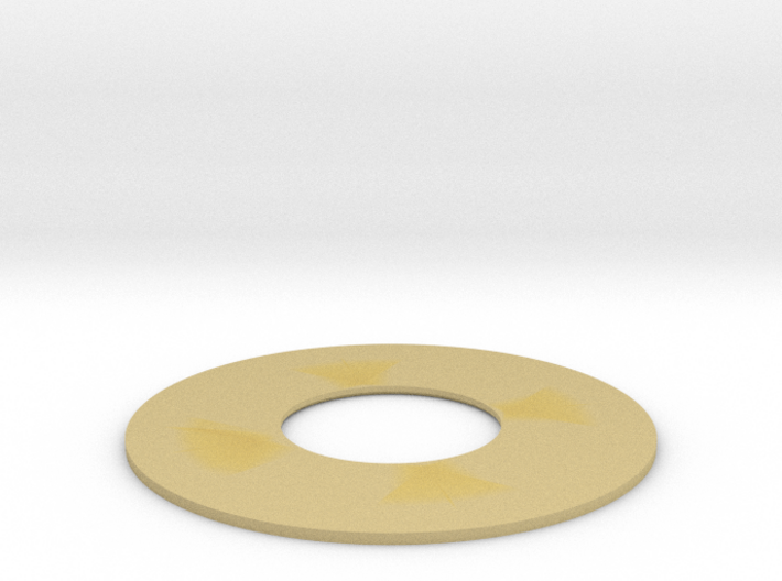 YT1300 5 FOOTER DOCKING RING DETAIL PLATE 3d printed