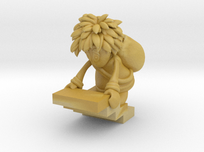 Lemming Builder (Small and White) 3d printed