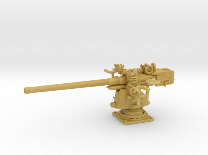1/100 UBoot 8.8 cm SK C/35 Naval Deck Gun 3d printed