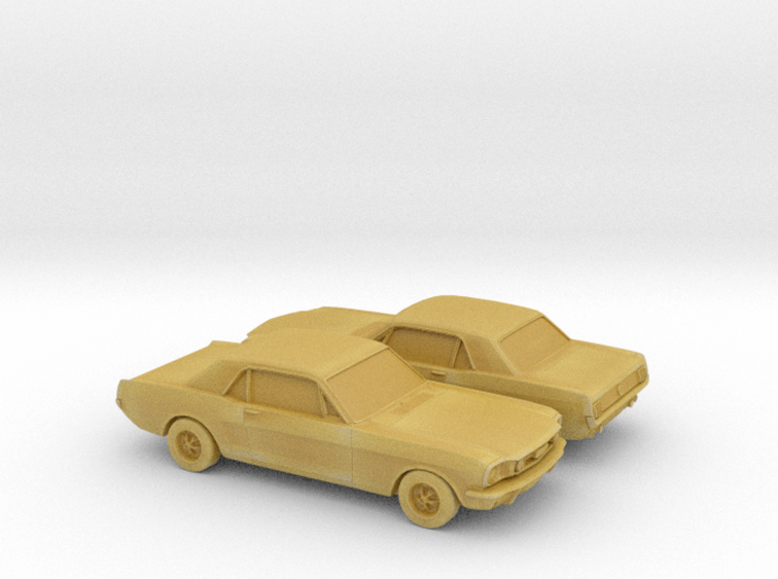 1/160 2X 1964 Ford Mustang GT 3d printed 
