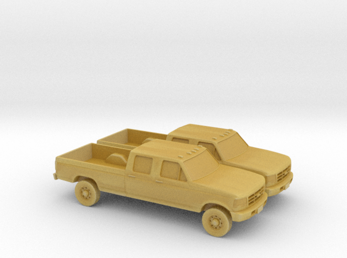 1/160 2X 1997 Ford F350 Crew Cab 3d printed 