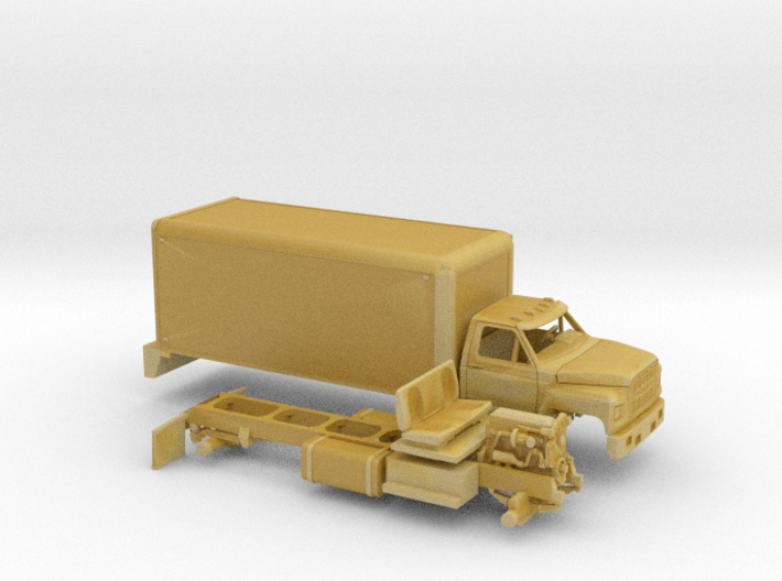 1/160 1980-86 Ford F 600 Delivery Box Van 3d printed 