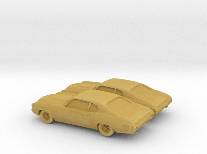 1/120 2X 1970 Chevrolet Chevelle SS 3d printed 
