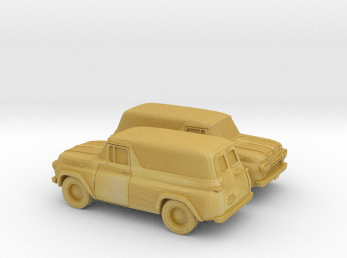 1/160 2X 1957-60 Ford Panel 3d printed