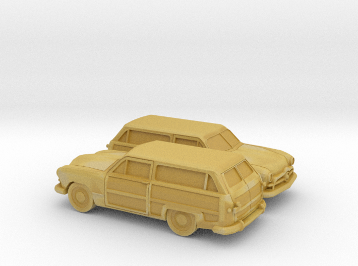 1/160 2X 1949 Ford Fordor Station Wagon 3d printed