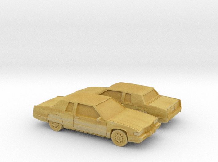 1/160 2X 1991 Cadillac Fleetwood Coupe 3d printed