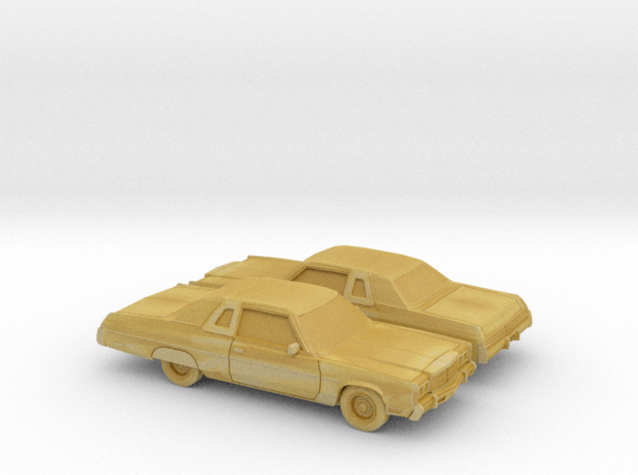1/160 2X 1977 Chrysler Newport Brougham Coupe 3d printed