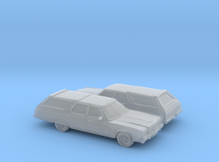 1/160 2X 1977 Chrysler Town and Country 3d printed
