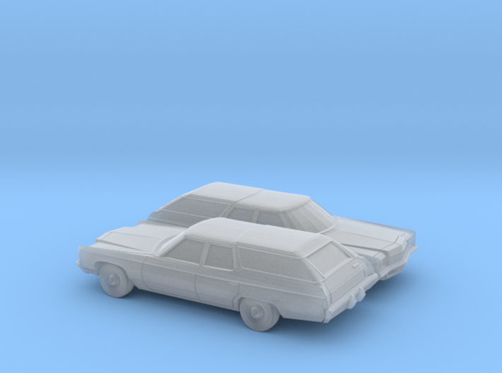 1-160 2X 1971 Chevrolet Kingswood Station Wagon 3d printed