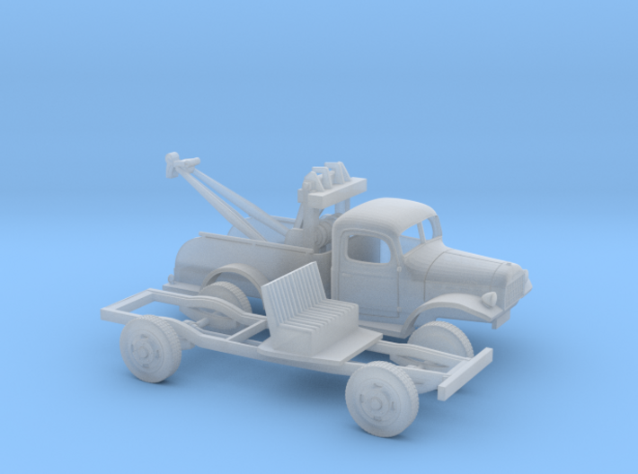 1/87 1945-50 Dodge Power Wagon Tow Truck 3d printed
