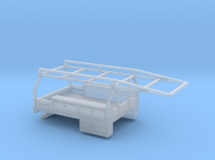 1/64 Contractor Bed for Dually Pickups 3d printed