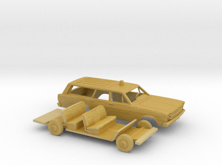 1/160 1966 Ford Country Wagon &quot;FireChief&quot; Kit 3d printed