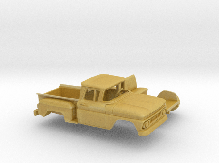 1/160 1962 Chevrolet C-10 Stepside Small Rear Wind 3d printed