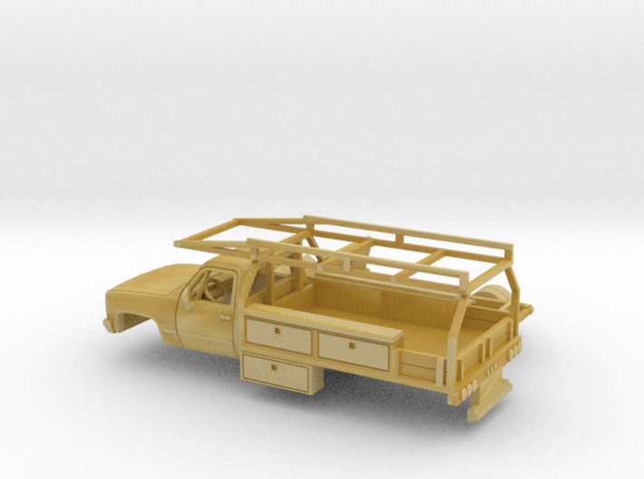 1/160 1980-88 Chevy Silv. Reg Cab Contractor Kit 3d printed