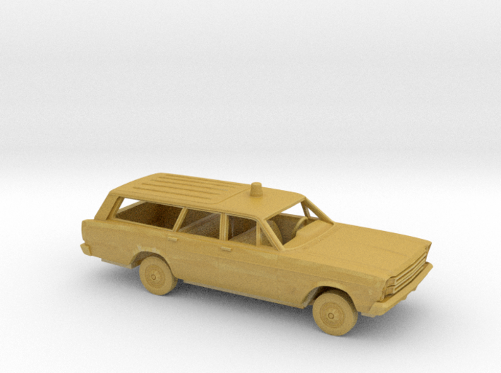1/64 1966 Ford Country Wagon FireChief Kit 3d printed