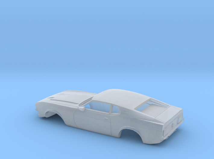 38.1 mm WB 1971-73 Ford Mustang Mach I Shell 3d printed