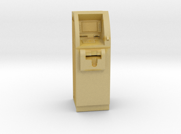 SlimCash 200 ATM, O-scale / Dollhouse 1:48 scale 3d printed