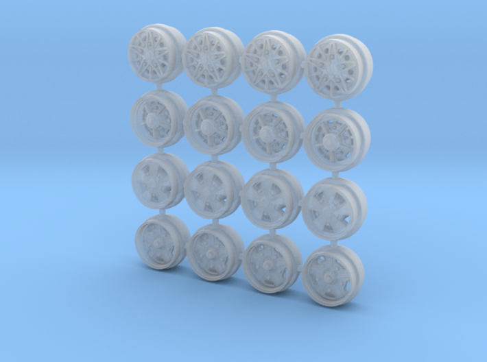 1/64 scale Wheel Multi Pack F - Empi/VW 3d printed