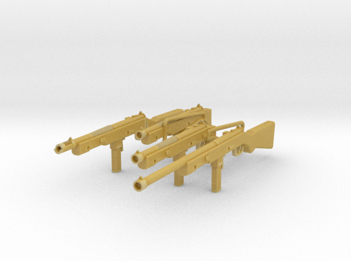 Reising Submachine Gun - Family - 1:18 3d printed 