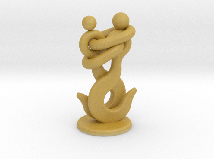 Hook couple 60MM Height 3d printed 