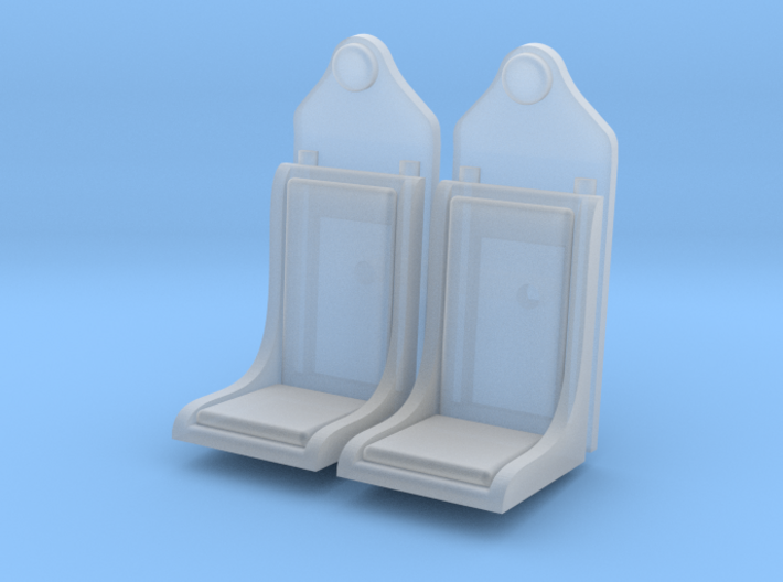 1:72 B-25 seats with Armor for Doolittle Raider 3d printed