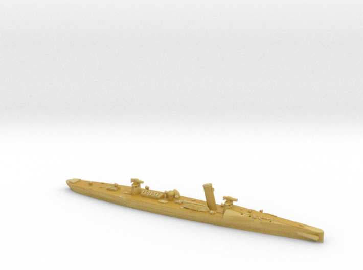SMS Sperber 1/1200 (without mast) 3d printed 