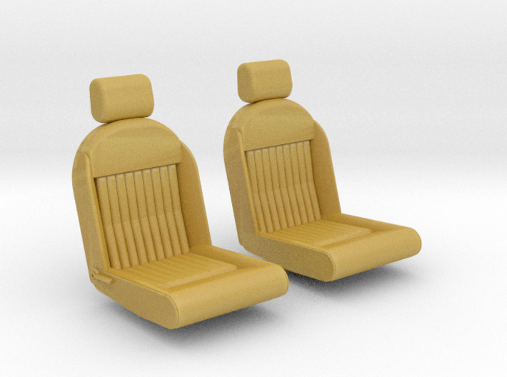 TS161 1500 seats with Headrests 3d printed