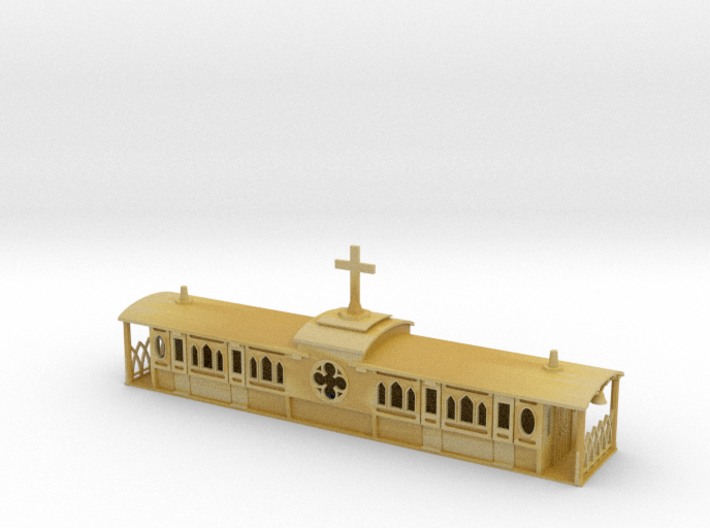 HO/OO Freelance &quot;Church on Wheels&quot; Shell v1 3d printed