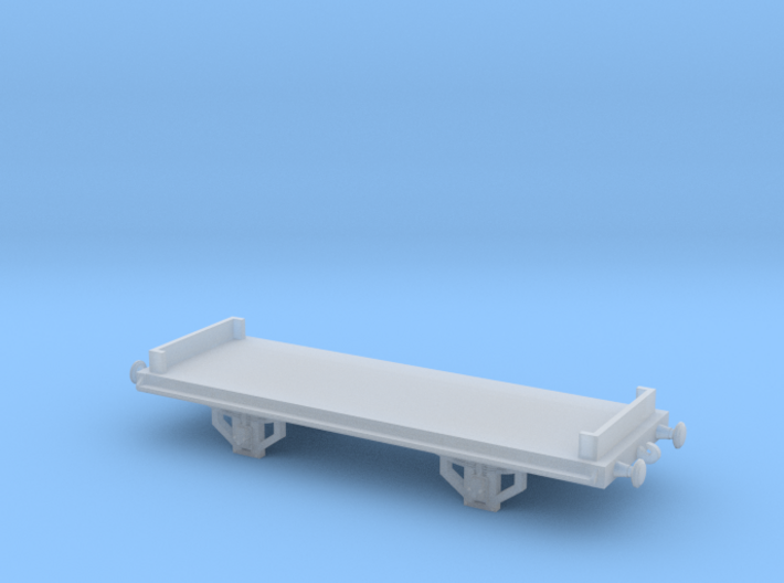 HO/OO Branchline Chassis Red v1 Chain 3d printed