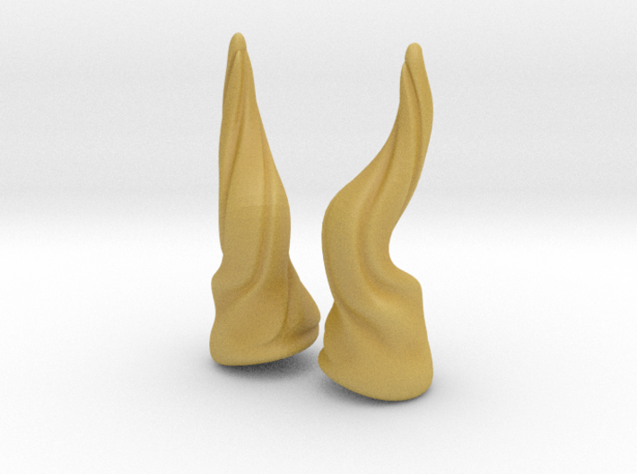 Horns Twist Vine: MSD horns pointing up 3d printed