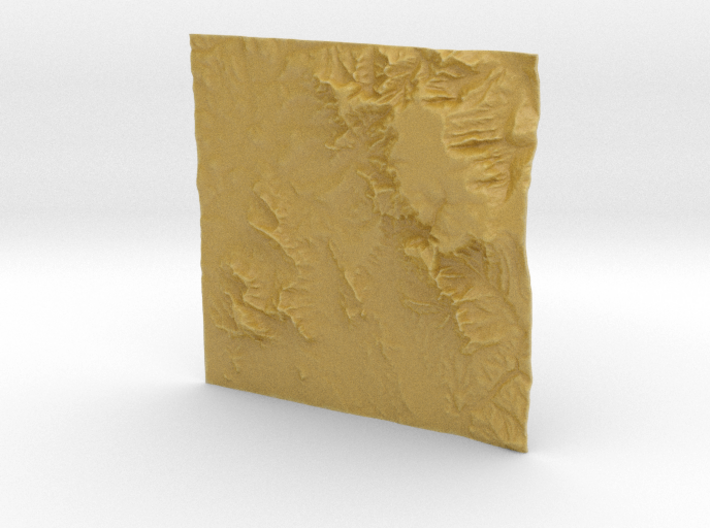 3'' Sedona Terrain Model, Arizona, USA 3d printed