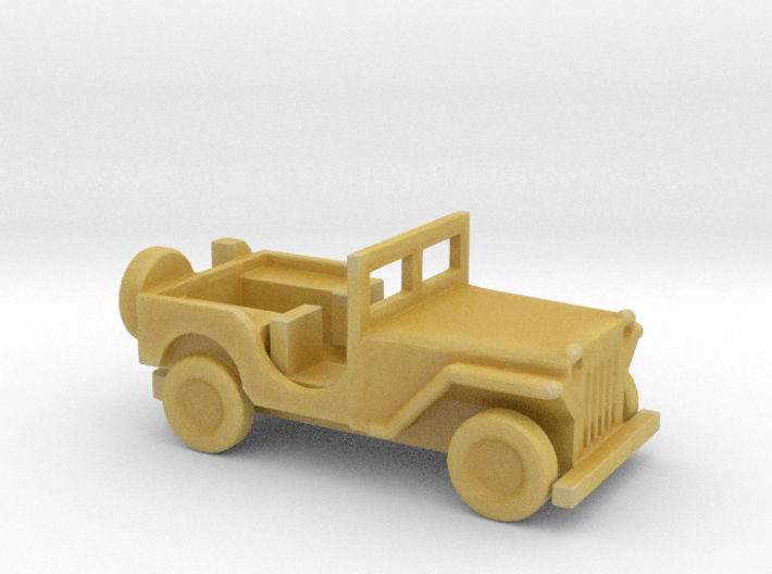 1/144 Scale MB Jeep 3d printed 