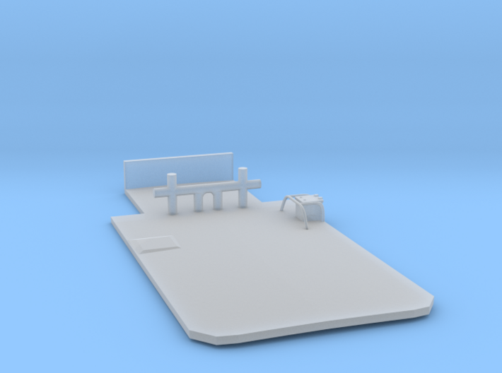 Main Deck Inlay 1/160 V56 for Harbor Tug 3d printed