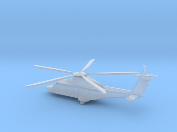 1/350 Scale AW169M Helicopter 3d printed