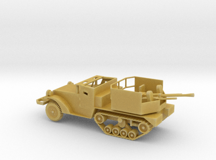 1/160 Scale M15A1 HalfTrack with 37mm AA Gun 3d printed