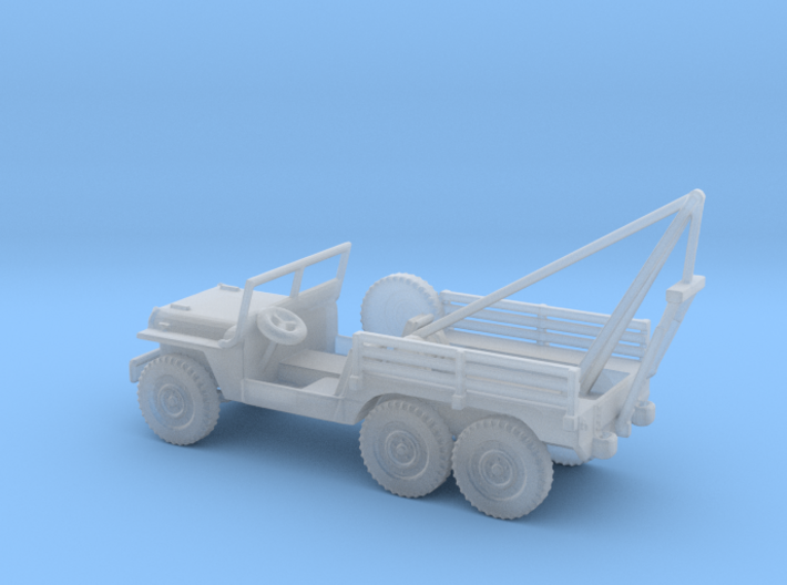 1/72 Scale 6x6 Jeep MT Wrecker 3d printed