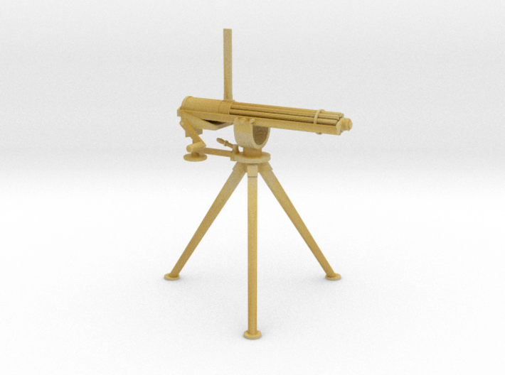 1/35 Scale Colt 1874 Camel Gatling gun 3d printed