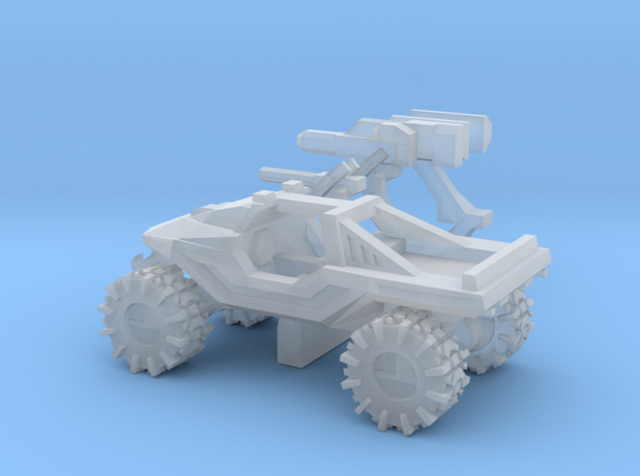 All-Terrain Vehicle with weapons 3d printed