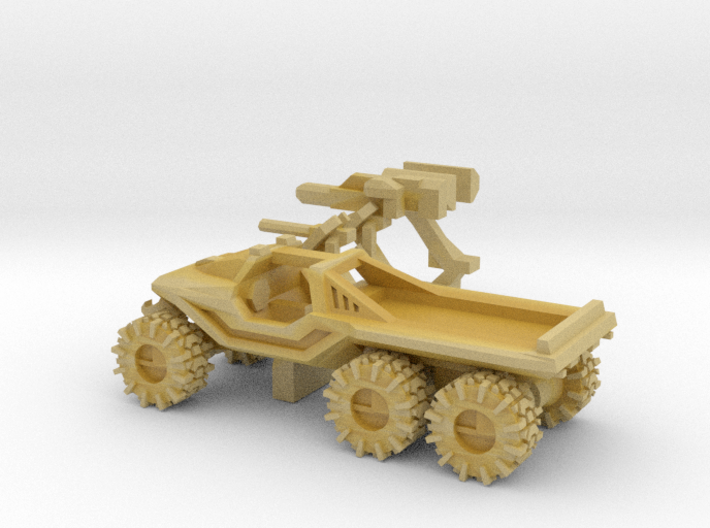 All-Terrain Vehicle 6x6 with weapons 3d printed