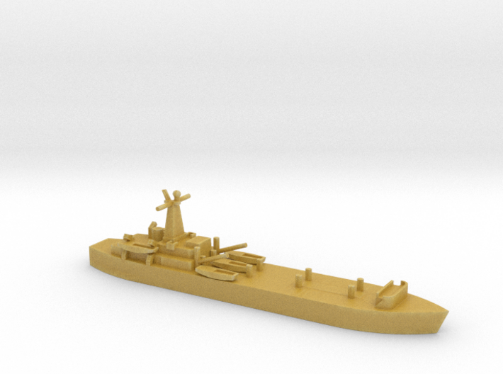 1/1250 Scale British LST-3 3d printed