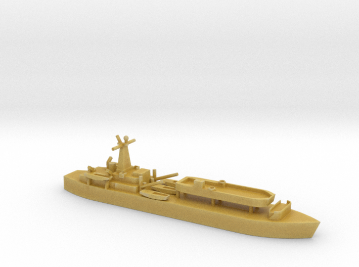 1/1800 Scale British LST-3 with LCT 6 3d printed 