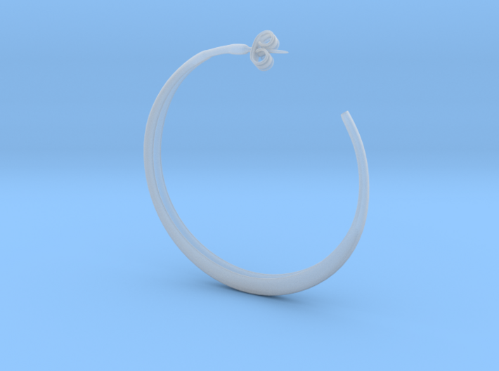Hoop Earring 3d printed