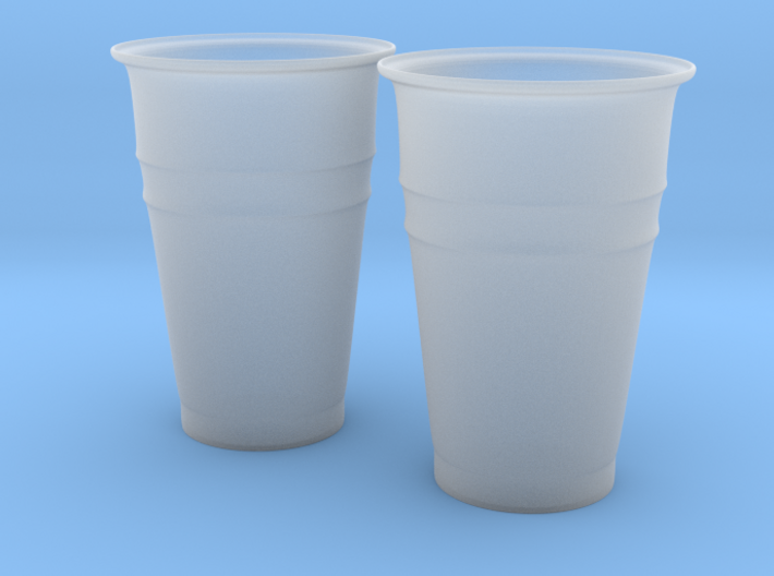 Plastic Cups 3d printed