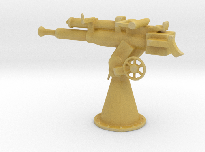 1/96 Scale 3 Inch 23 Cal AA Gun 3d printed