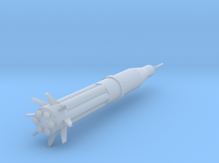 1/1000 Scale Saturn Rocket SA-201 3d printed
