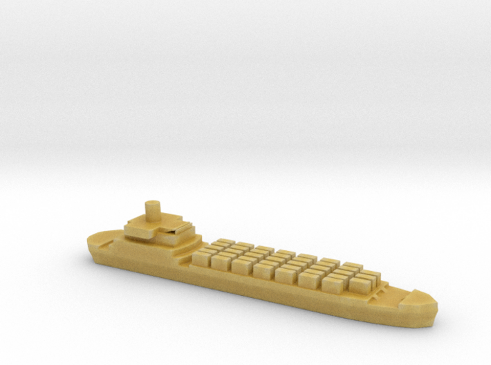 2 inch long Container Ship 3d printed