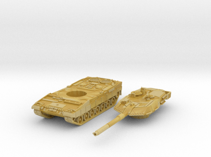 leopard 2A6 scale 1/100 3d printed