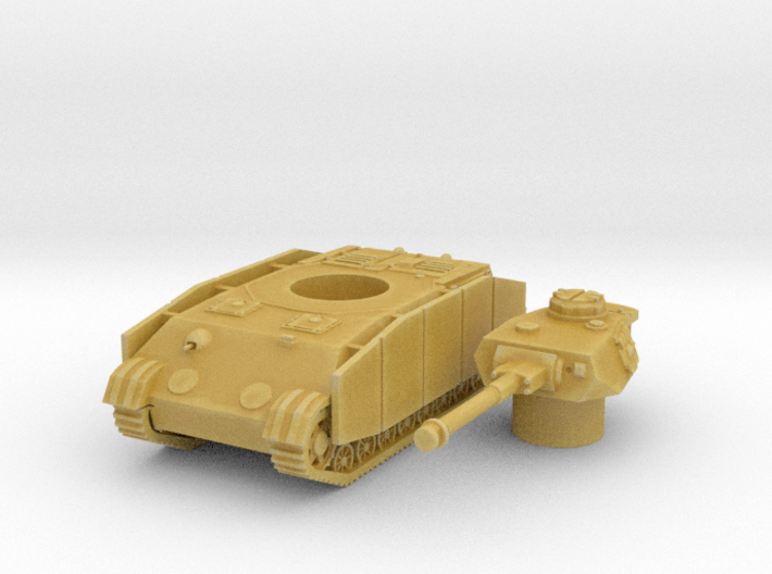 Panzer IV K (side skirts) scale 1/144 3d printed