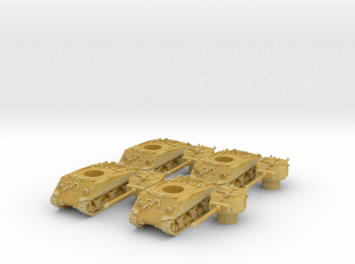 M4A3 76 Sharman division (4 pieces) scale 1/285 3d printed